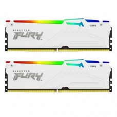 KingSton DDR5 Fury Beast RGB White-6000 MHz-Dual Channel RAM 32GB